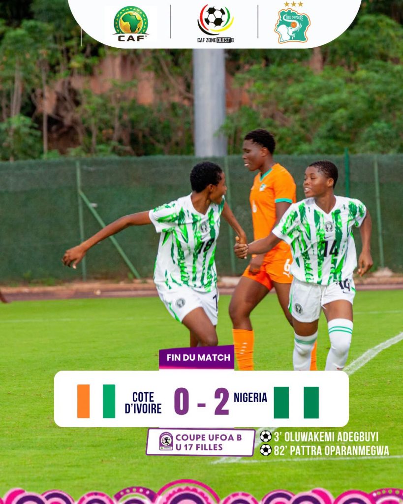 Flamingos Top the Standings After 2–0 Win Over Côte d’Ivoire - Photo Credit : CAF Zone Ouest B, Facebook