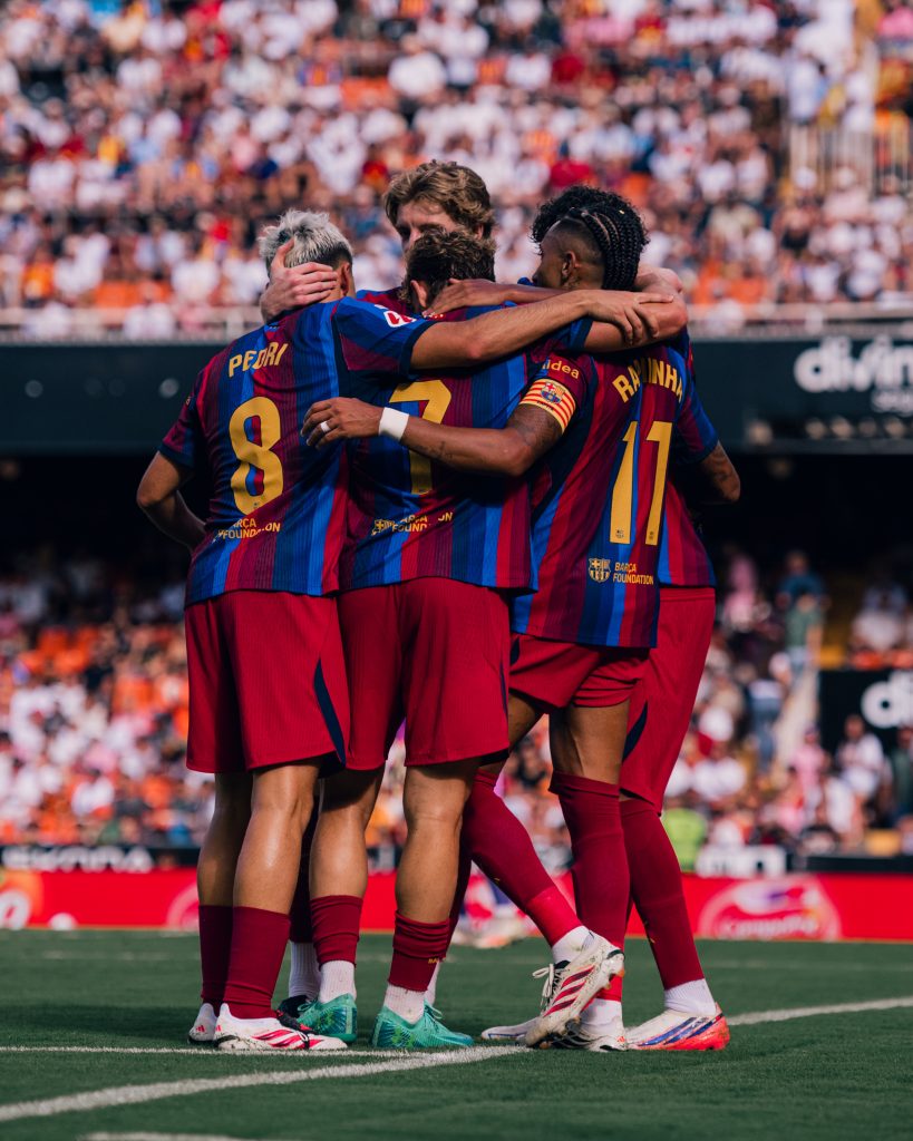 Barcelona 5-0 Valencia- Photo credit: X media