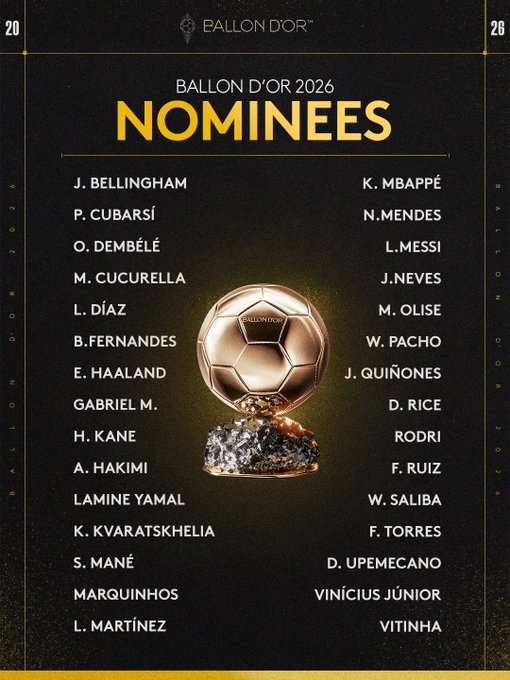 Nominees. (photo credit:fabrizio via x)