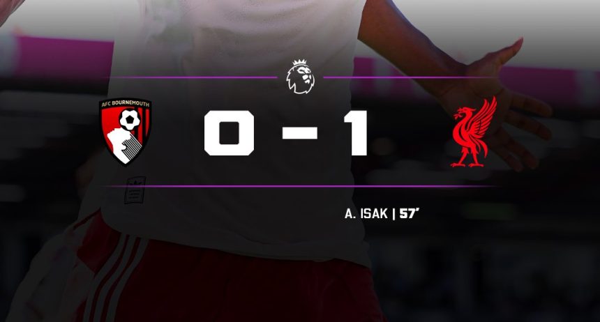 Bournemouth 0-1 Liverpool- Photo credit: X media