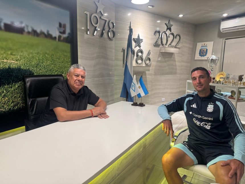 The Argentine Football Association has confirmed talks with Lionel Scaloni over a new deal- Photo credit: X media