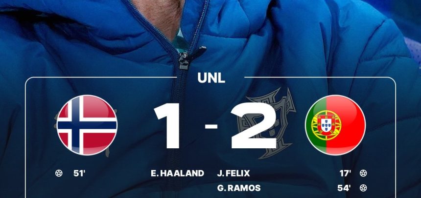 Norway 1-2 Portugal- Photo credit: X media