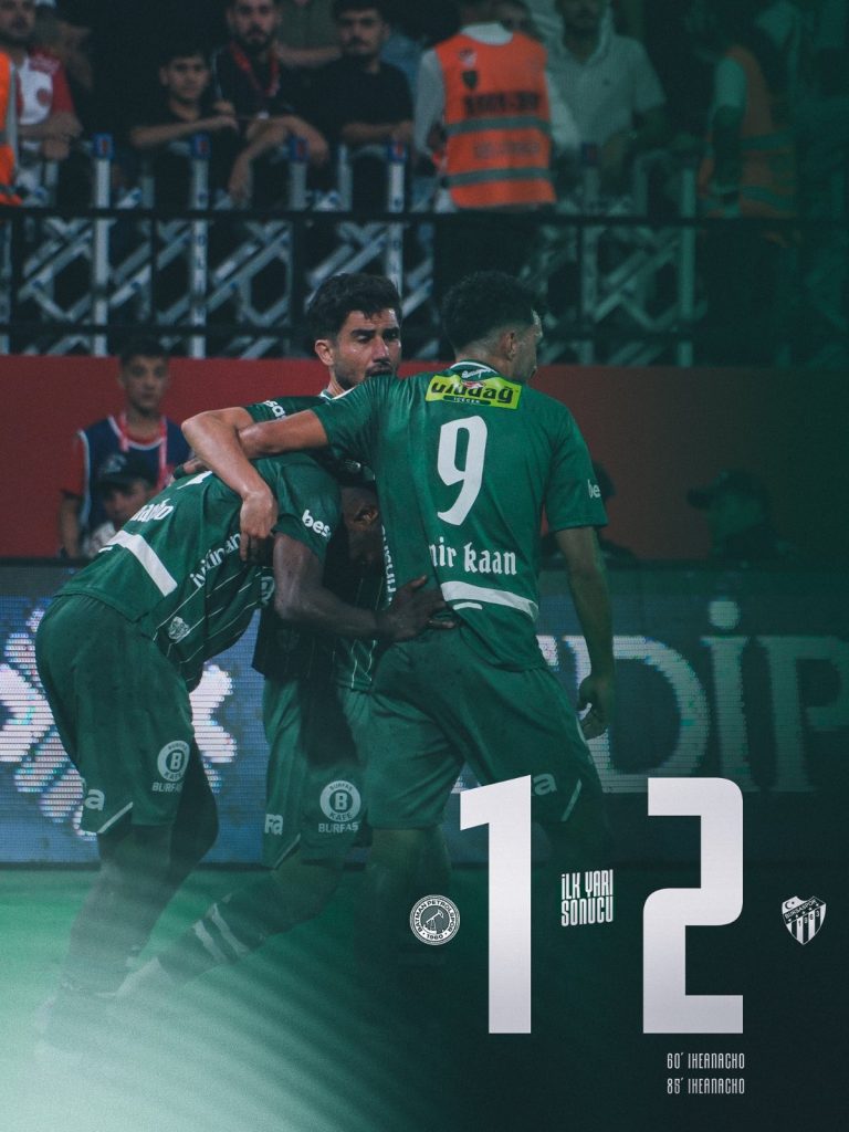 Iheanacho Scores Twice as Bursaspor Complete Comeback Against Batman Petrolspor - Photo Credit : Bursaspor, X