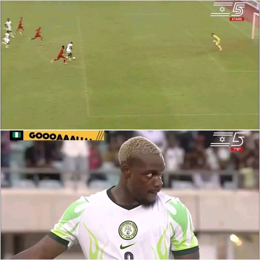 Nigeria 1-1 Madagascar
George Ilenikhena gets the equalizer after Madagascar took a shock early lead. - Photo Credit : Julie Sports, X