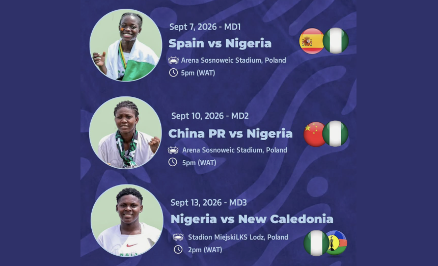 Nigeria Falconets Set for World Cup Opener as Poland 2026 Group‑Stage Fixtures Begin - Photo Credit : Softfootball, X