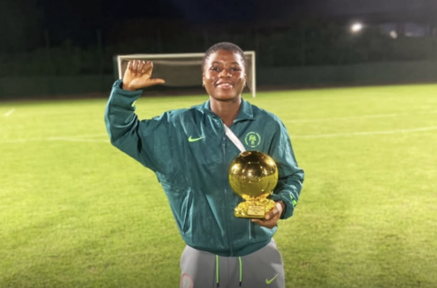 Oluwakemi Adegbuyi has been named MVP of the 2026 WAFU B U17 Girls Cup - Photo Credit : WAFU B U17 Girls Cup, Media