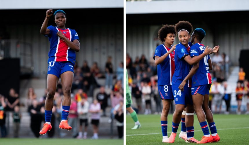 Rasheedat Ajibade Opens Scoring as PSG Beat RC Lens in League Opener - Photo Credit : PSG Féminines, X