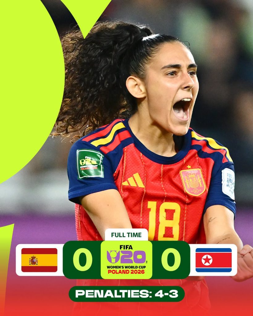Spain win the #U20WWC on penalties! - Photo Credit : FIFA Women's World Cup, Facebook