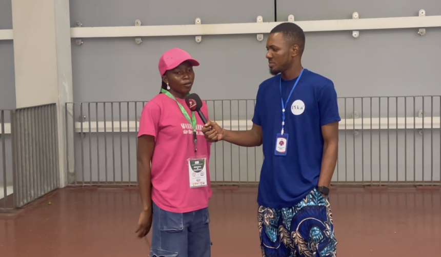 Super Eagles Fan Backs Nigeria to Beat Madagascar 3 0 in AFCON 2027 Qualifier - Photo Credit : Softfootball Media