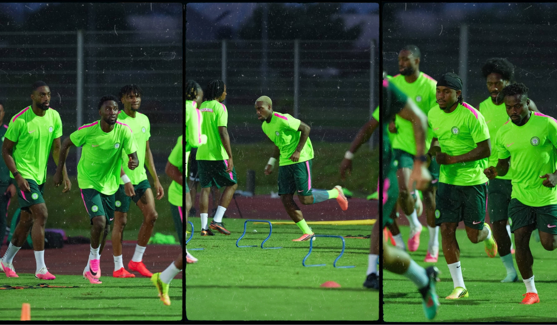Super Eagles Hold First Training Session in Uyo Ahead of Madagascar Qualifier - Photo Credit : Julie Sports, Facebook