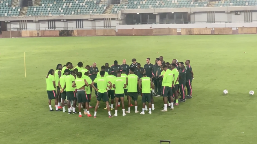 Super Eagles Step Up Preparations With Third Training Session Ahead of Madagascar Clash - Photo Credit : Softfootball Media