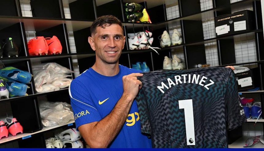 Emiliano Martinez No. 1 (Photo credit: Chelsea media)