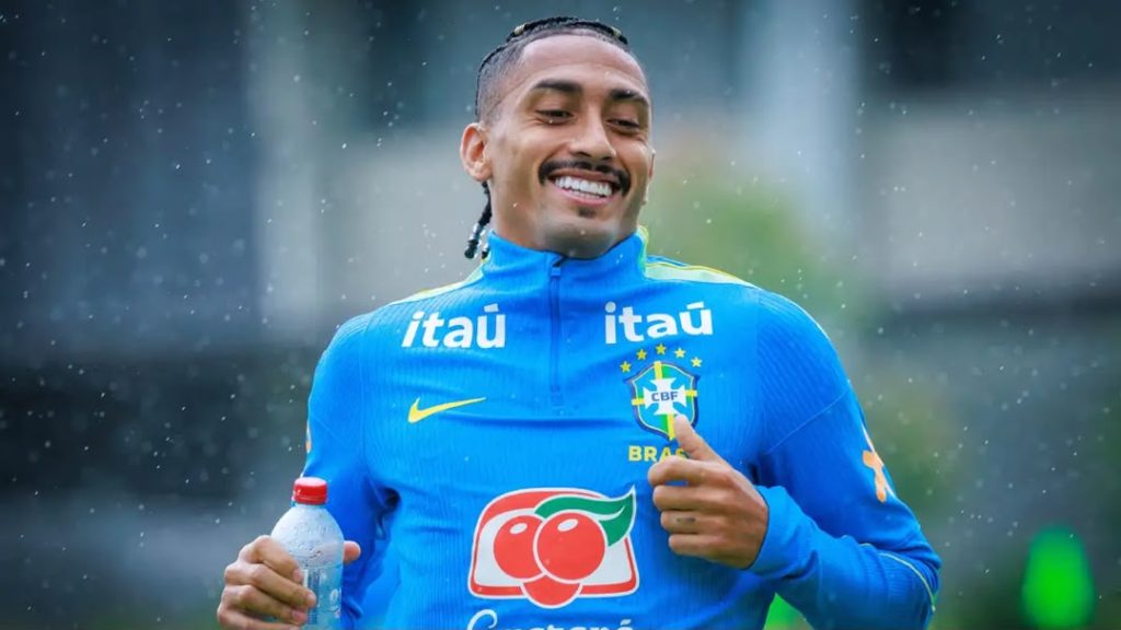 Raphinha for Brazil (Photo credit: GOAL)