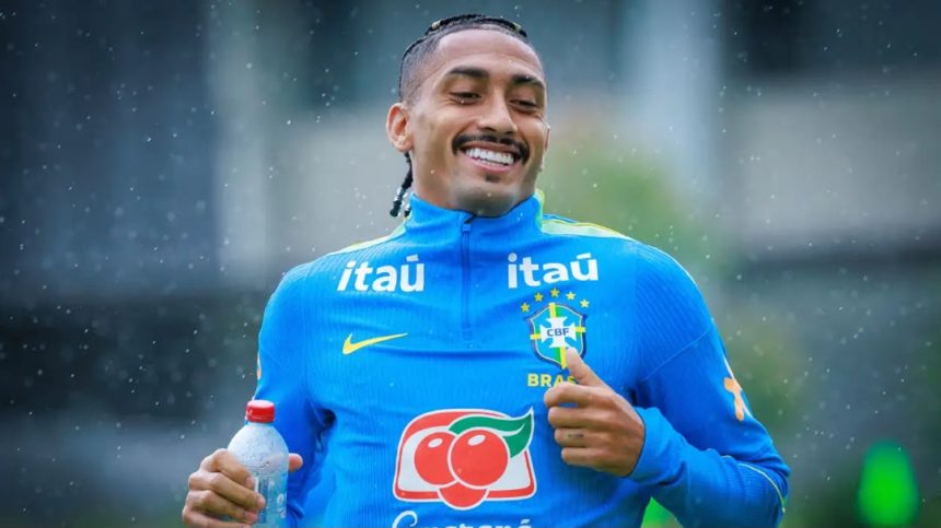 Raphinha for Brazil (Photo credit: GOAL)