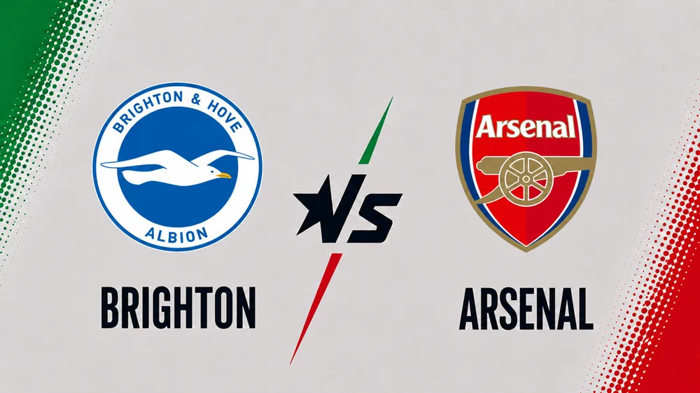 Arsenal Target Fifth Straight Premier League Win Against Brighton (photo credit: yahoo media)