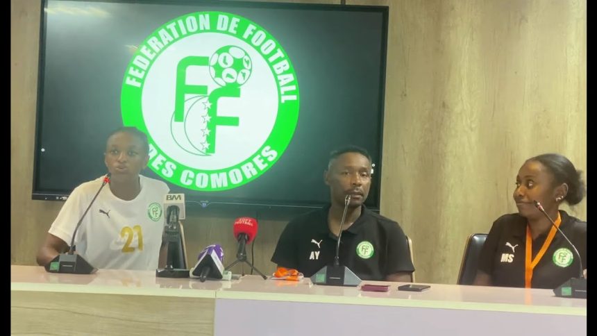 Comoros Coach, Captain Refuse to Give Up Despite Super Falcons Defeat in Olympics 2028 Qualifiers - Photo Credit : Softfootball Media