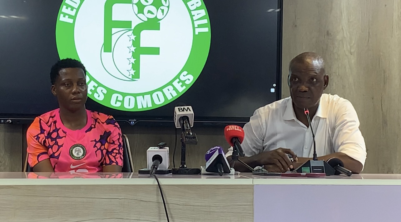 Eguavoen, Nnadozie React as Super Falcons Beat Comoros in Olympics 2028 Qualifiers - Photo Credit : Softfootball Media