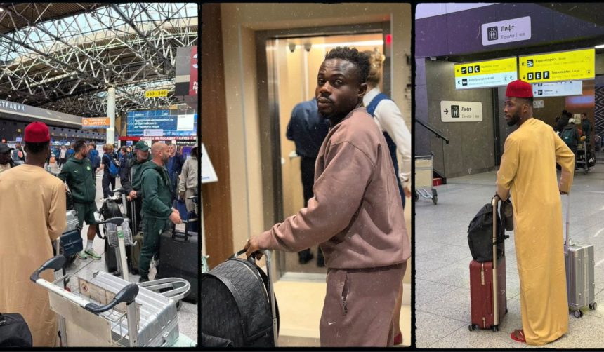 Super Eagles Arrive in Moscow Ahead of Russia Friendly - Photo Credit : NFF Media