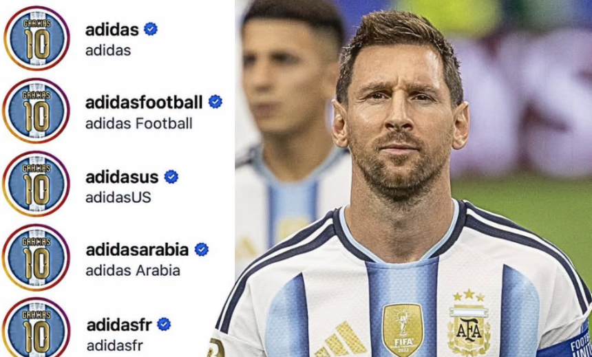 Lionel Messi Bids Farewell to Argentina as Adidas Honors Football’s Greatest Icon - Photo Credit : Adidas, Instagram