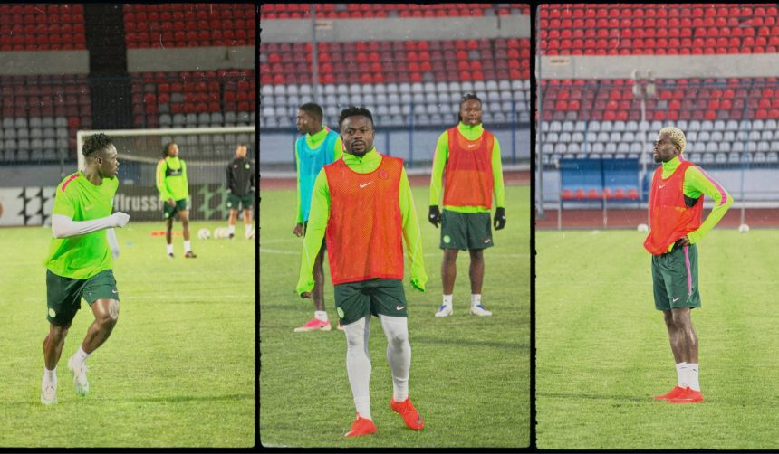 Players Take Part in Super Eagles' Second Training Session Ahead of Russia Friendly - Photo Credit : NFF Media