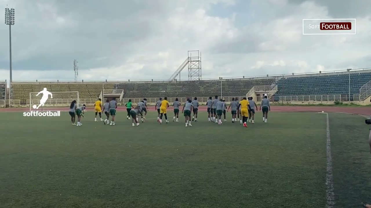 Rasheedat Ajibade Leads Super Falcons Training Ahead of Comoros Return Leg - Photo Credit : Softfootball Media