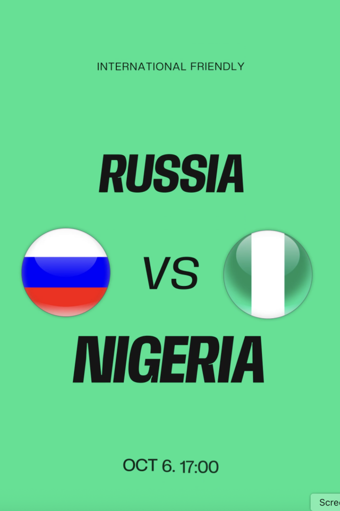 Super Eagles will take on Russia at the Nizhny Novgorod Stadium - Photo Credit : NFF Media
