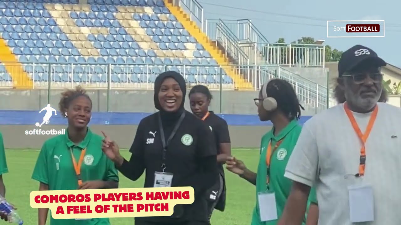 Super Falcons Beat Comoros 2-0 in First Leg of 2028 Olympic Qualifiers - Photo Credit : Softfootball Media