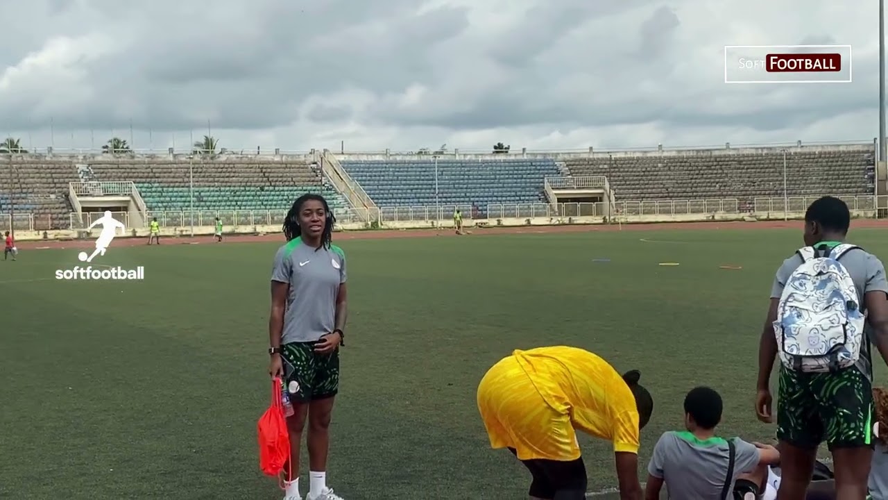 Super Falcons Begin Training Ahead of Comoros Return Leg - Photo Credit : Softfootball Media