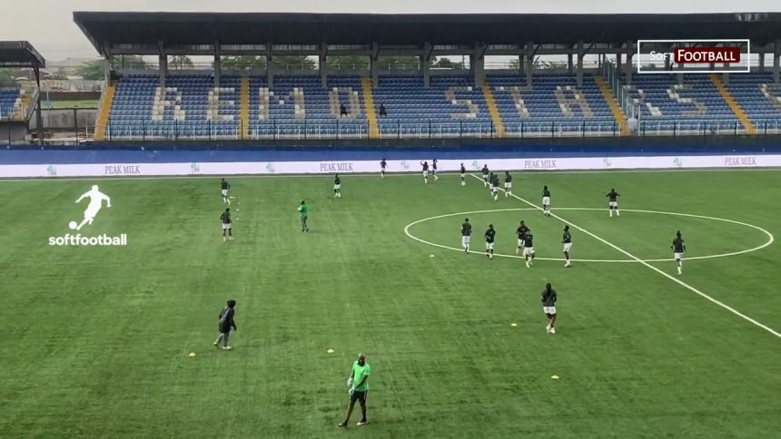 Super Falcons Fine-Tune Preparations Ahead of Comoros Showdown in Olympics 2028 Qualifiers - Photo Credit : Softfootball Media