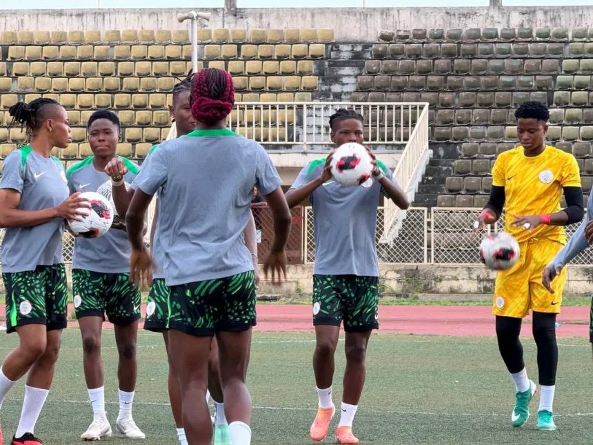 Super Falcons Hold Olympics 2028 Qualifiers Recovery Session Ahead of Comoros Second Leg - Photo Credit : NFF Media