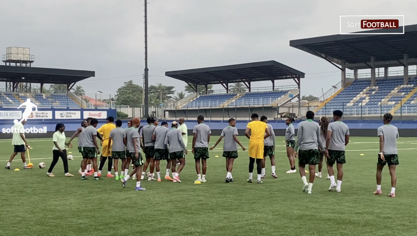 Super Falcons Put Finishing Touches to Comoros Preparations in Final Training Session - Photo Credit : Softfootball Media