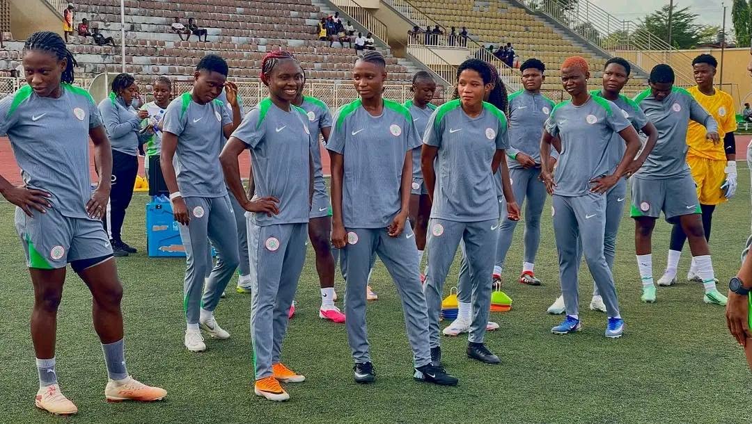 Super Falcons Step Up Comoros Preparations With Second Training Session - Photo Credit : NFF, X
