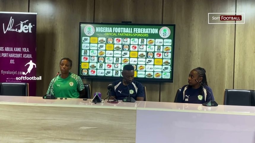 Watch Yusuf Abdallah and Assimina Maoulida Speak Ahead of Super Falcons vs Comoros Second Leg - Softfootball Media
