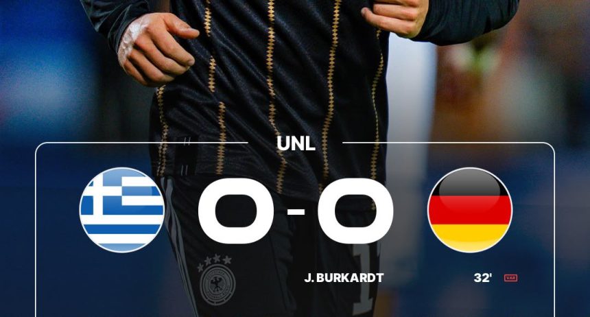 Greece vs Germany- Photo credit: X media