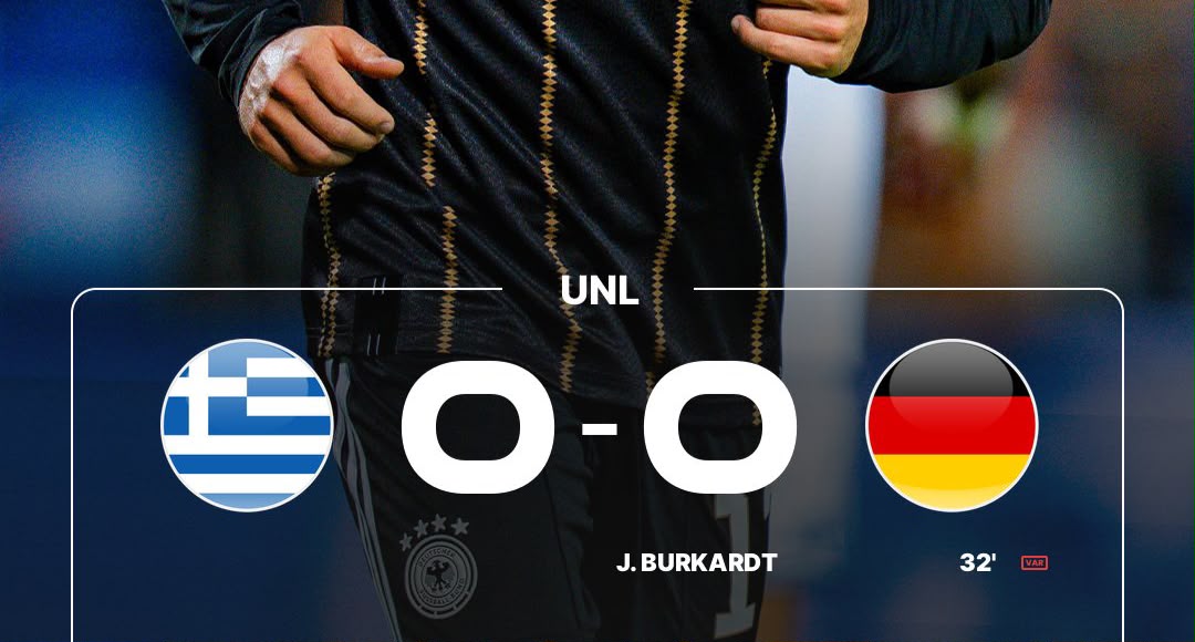 Greece vs Germany- Photo credit: X media