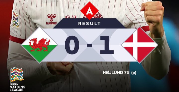 Wales 0-1 Denmark- photo credit: x media