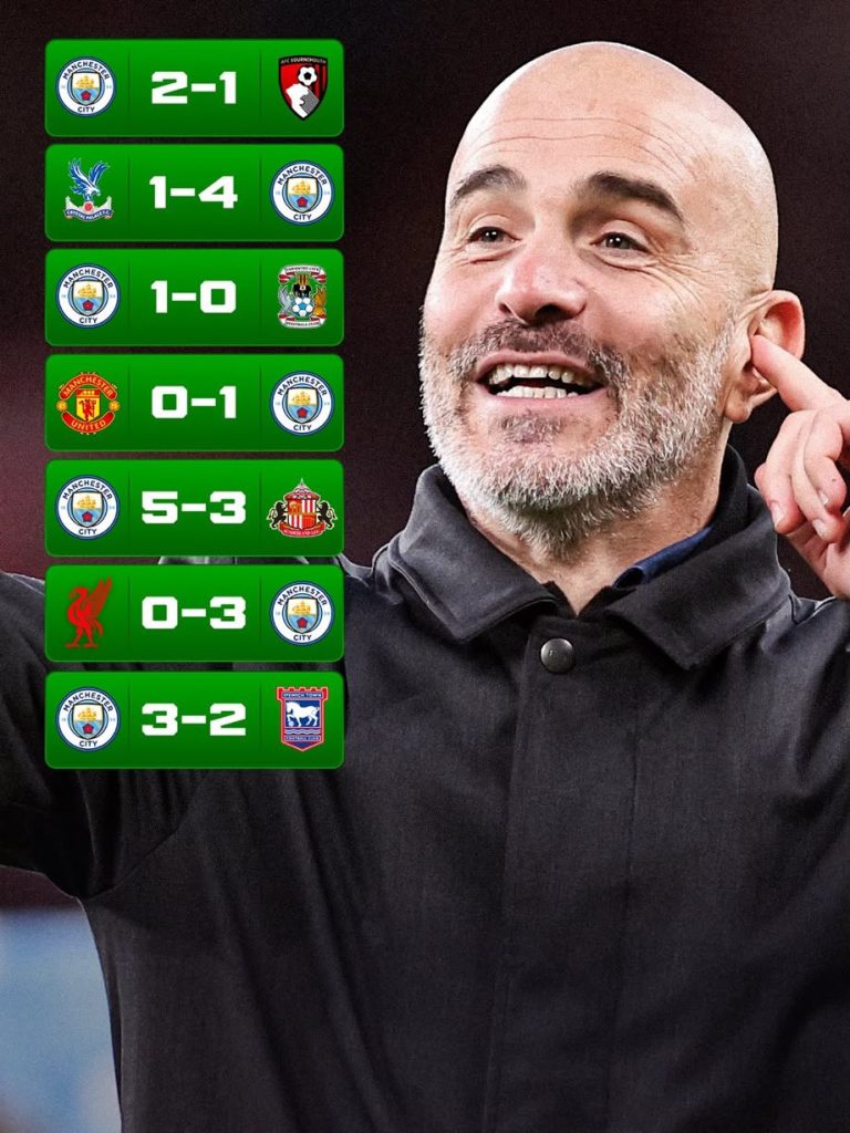 Enzo Maresca makes premier league history with seven straight wins at Manchester City- Photo credit: X media