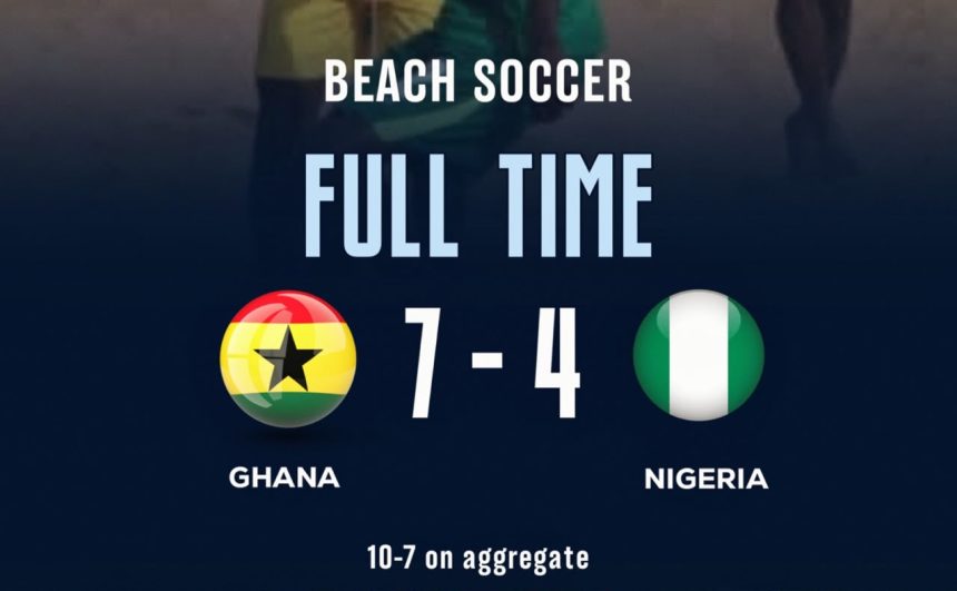 Nigeria’s Sand Eagles Miss 2026 Beach Soccer AFCON- Photo credit: X media