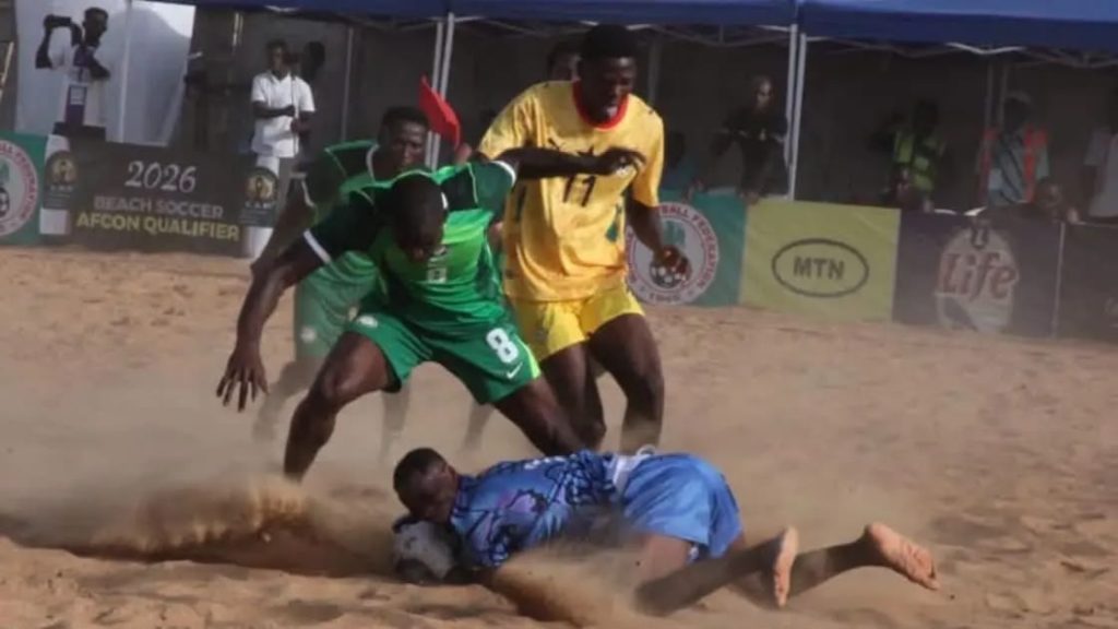 Nigeria’s Sand Eagles Miss 2026 Beach Soccer AFCON- Photo credit: X media