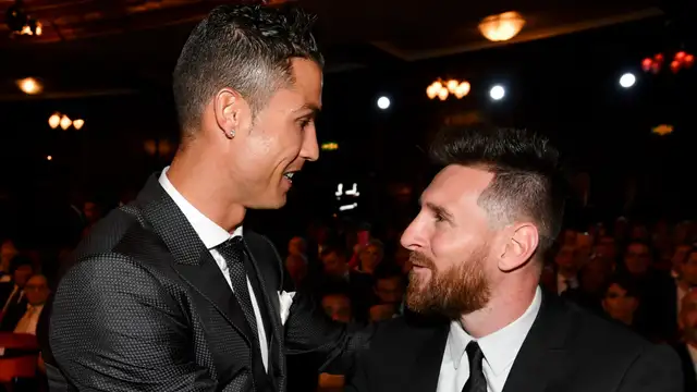 ronaldo and messi. (photo credit: goal media)