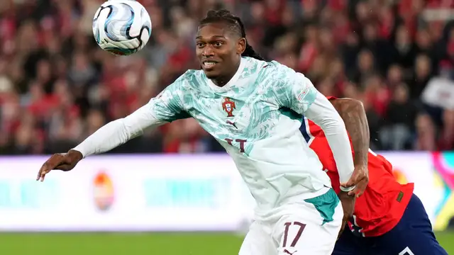 Rafael Leão. (photo credit: bbc media)