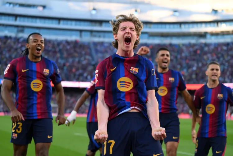 Barcelona Beat Getafe 3-0 as Anthony Gordon Scores First Goal. (photo credit: bbc media)