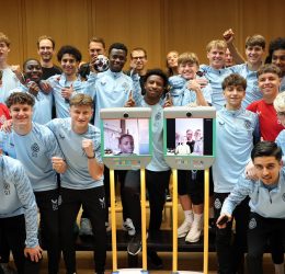 UEFA showcases Youth League initiative, awards LTFutbolas (photo credit: UEFA foundation)