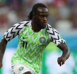 Victor Moses for Nigeria (Photo credit: BBC Media)