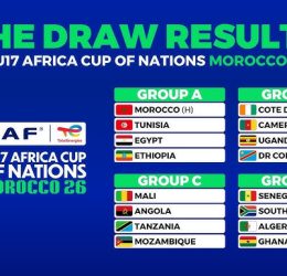 Under 17 AFCON 2026 draw results (photo vredit: YouTube)