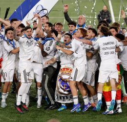 Real Madrid win UEFA Youth League (photo credit: real Madrid media)