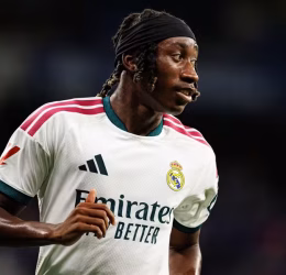 yan Diomande. (photo credit: real madrid media)