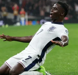 Bukayo saka. (photo credit: bbc media)