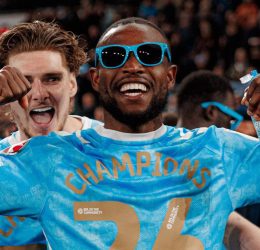 Onyeka Celebrates as Coventry End 25-Year EPL Wait (photo credit: Frank Onyeka x handle)