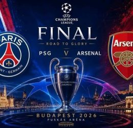 PSG vs Arsenal champions League final (Photo credit: Facebook. Media)